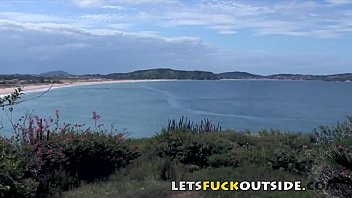 Play Let's Fuck Outside - Beach 3Some n DP w/ Tanned Beauty