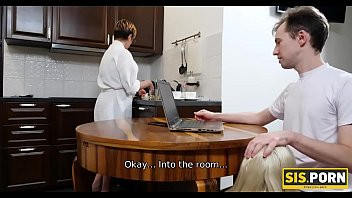 Play SIS.PORN. Teen sucks stepbrother behind stepmoms back and moves to bedroom to be fucked