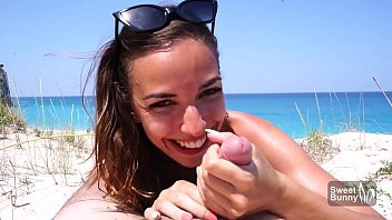 Play Amateur Couple Gets Caught Fucking On Public Beach - Deep Pussy Creampie