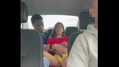 Play Spy Cam Captures Interracial Amateur Couple Fucking in a Public Car