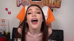 Play Sexy Teen Lily Lou's Hardcore Rough Ride on PornDude's Big Cock