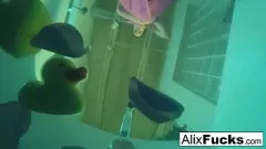 Play Underwater Hidden Cam: Blonde Pornstars Alix & Jenna's Lesbian Fun