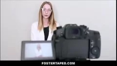 Play Petite Blonde Teen Foster Threesome with MILF Stepmom