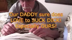 Play Bi-Sexual Step-Dad Sucks Step-Son's Creamy Dick