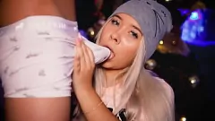 Play Latina BBW Blowjob: Big Ass College Girl Imvalentina Teases with Deepthroat Cock Sucking