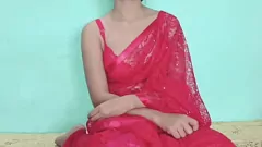 Play HOT Indian Couple with Big Cock: Traditional Dress Pussy Licking & Fucking