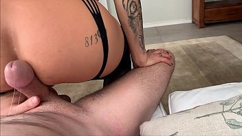 Play Slutty fitness stepmom gets son to give her anal and make her squirt in the kitchen